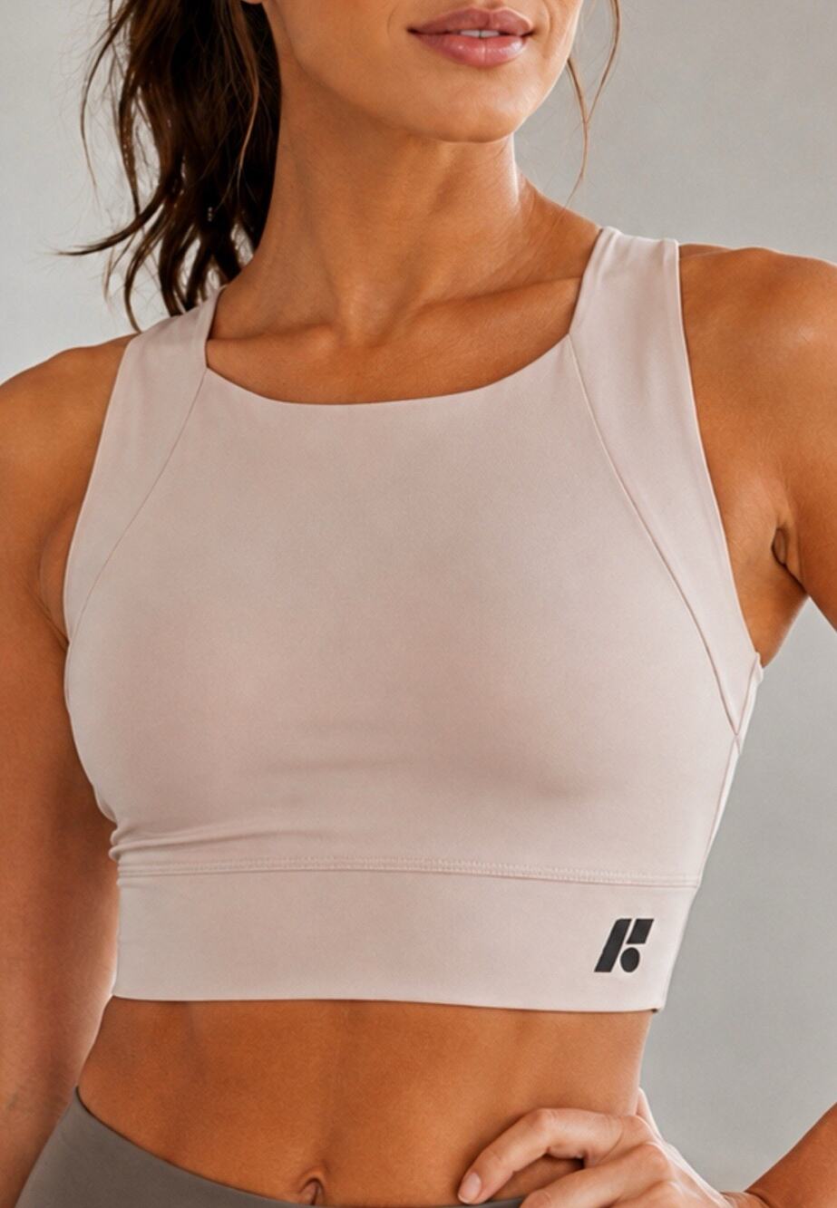 Forme Nude Power Bra XLarge XL Posture Correcting Mesh Back Sports Bra Tank Top
